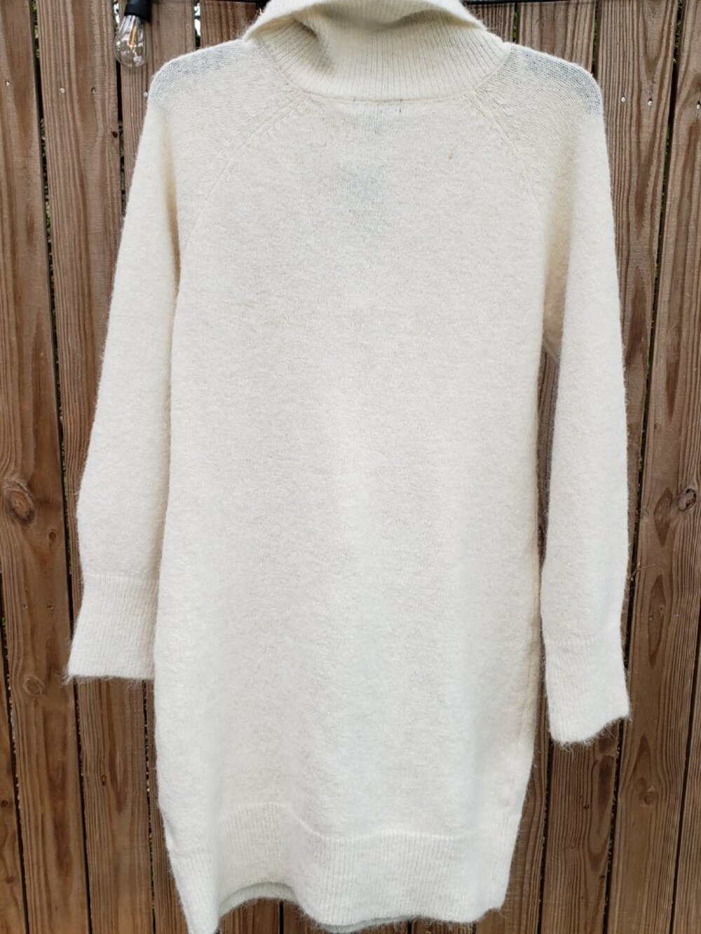 BNWT As U Wish Ivory Cream/White Sweater soft cozy (M) - Picture 7 of 7